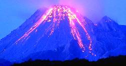 Montserrat by night.